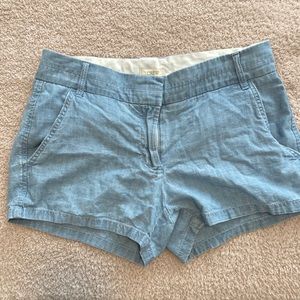 Chambray shorts j crew